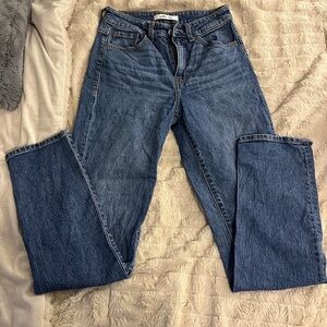 Classic Blue Straight Leg Women's Jeans